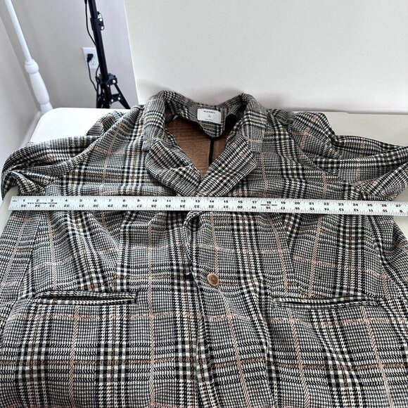 Old Navy Womens Boyfriend Fit Houndstooth Unstructured Blazer Size 3X - Picture 9 of 11